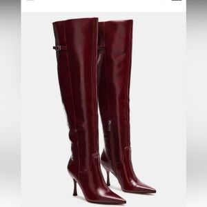 Winter boots. Steve Madden burgundy boots